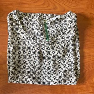 Sheer Patterned Blouse